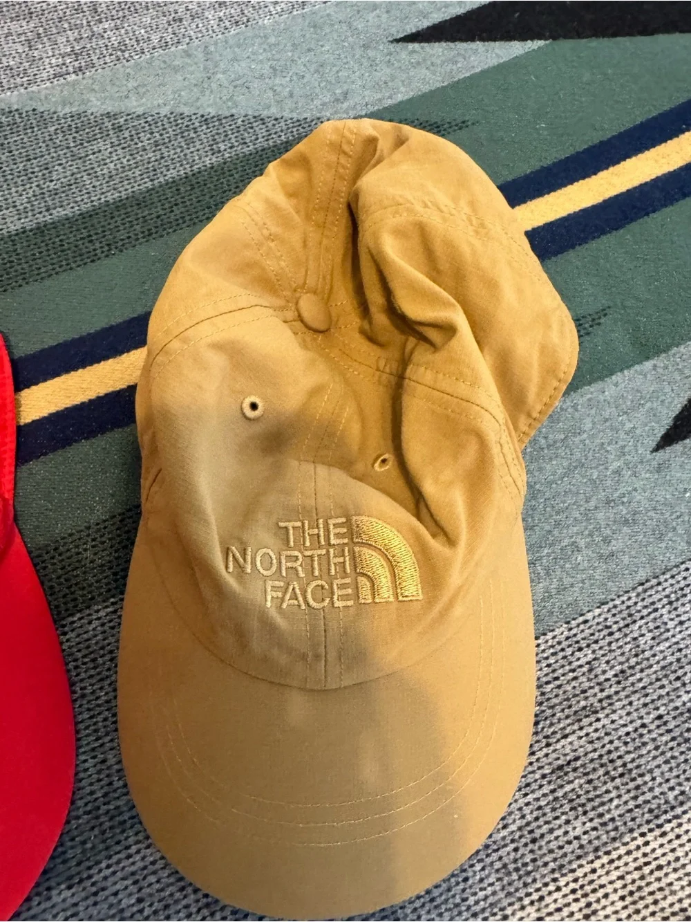 The North Face 3-Pack Logo Caps - Olive, Red, Mustard